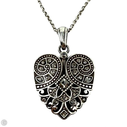 Mumtaz Heart Convertible Necklace Silver Plated By Brighton