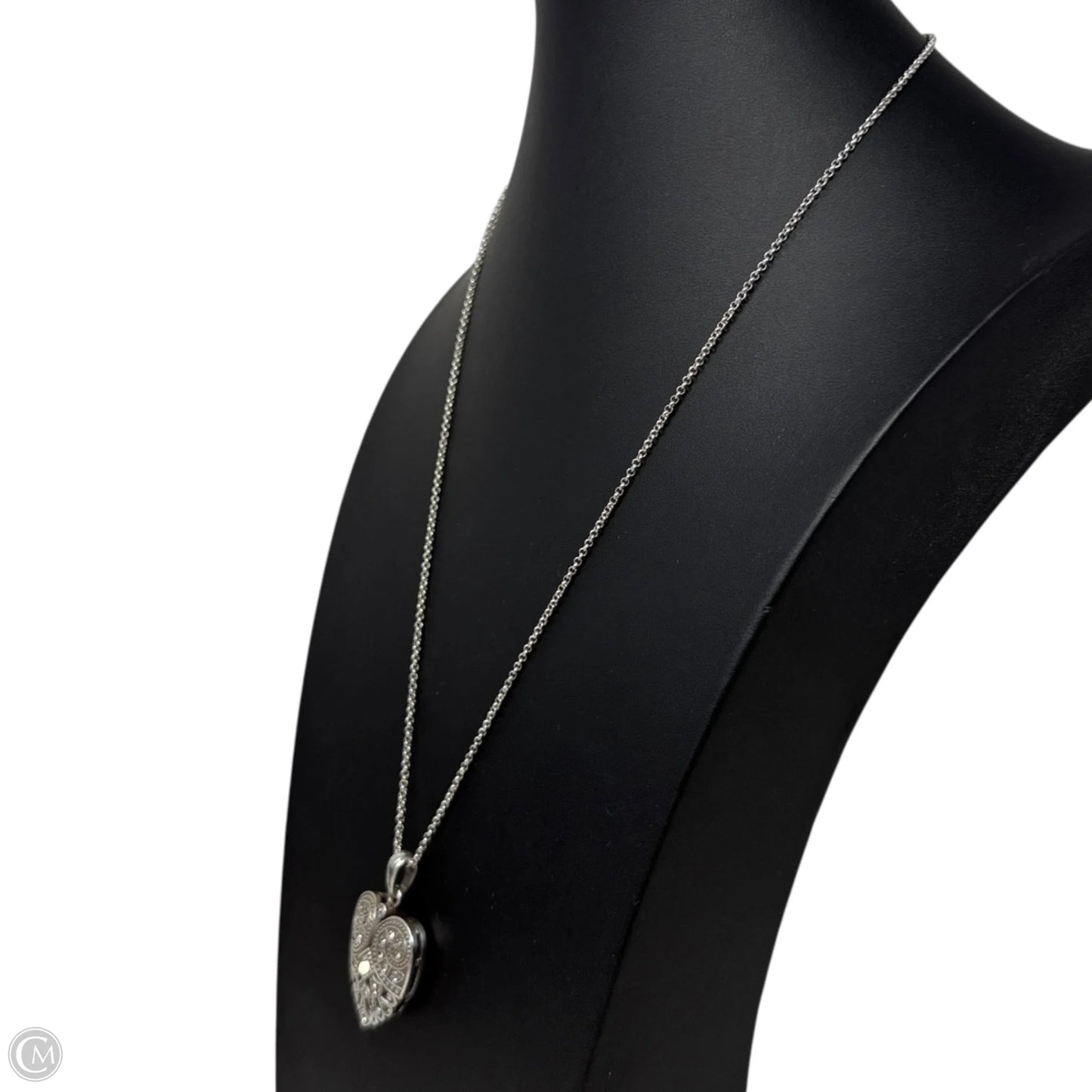 Mumtaz Heart Convertible Necklace Silver Plated By Brighton