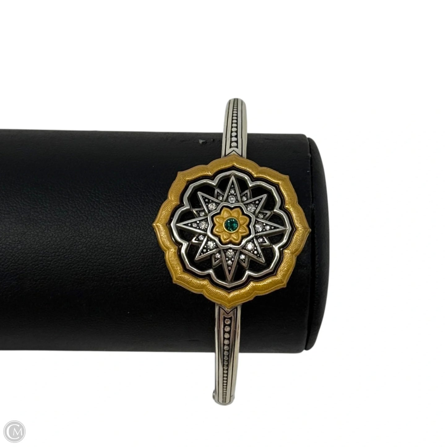 Dynasty Empire Hinged Bangle Bracelet By Brighton