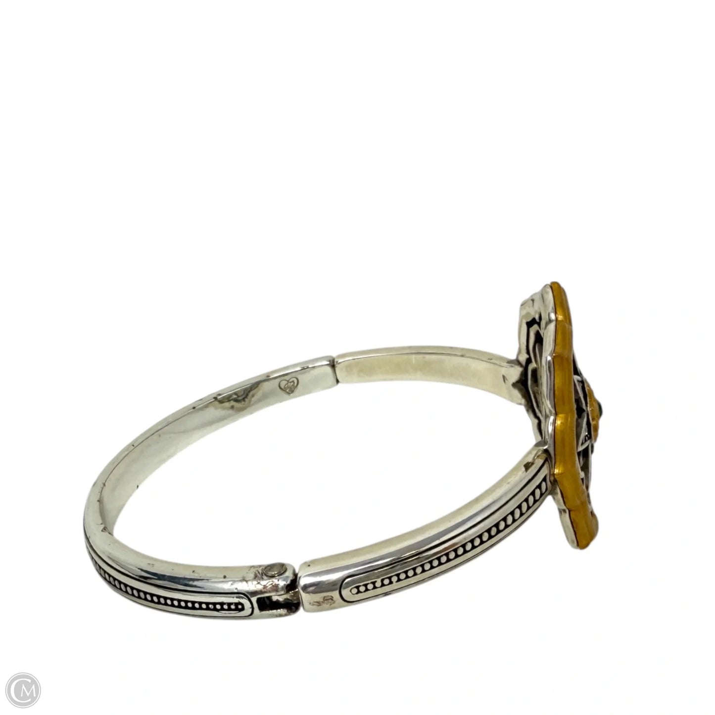 Dynasty Empire Hinged Bangle Bracelet By Brighton
