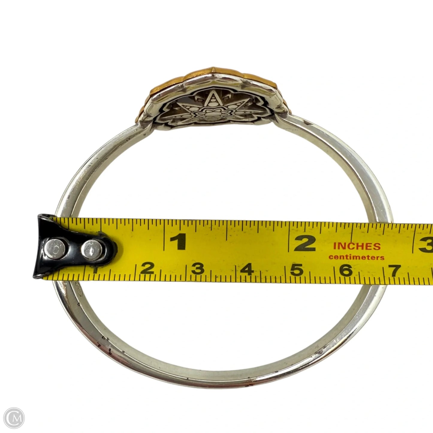 Dynasty Empire Hinged Bangle Bracelet By Brighton