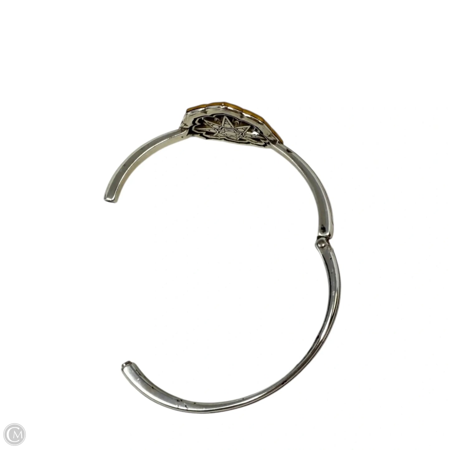 Dynasty Empire Hinged Bangle Bracelet By Brighton