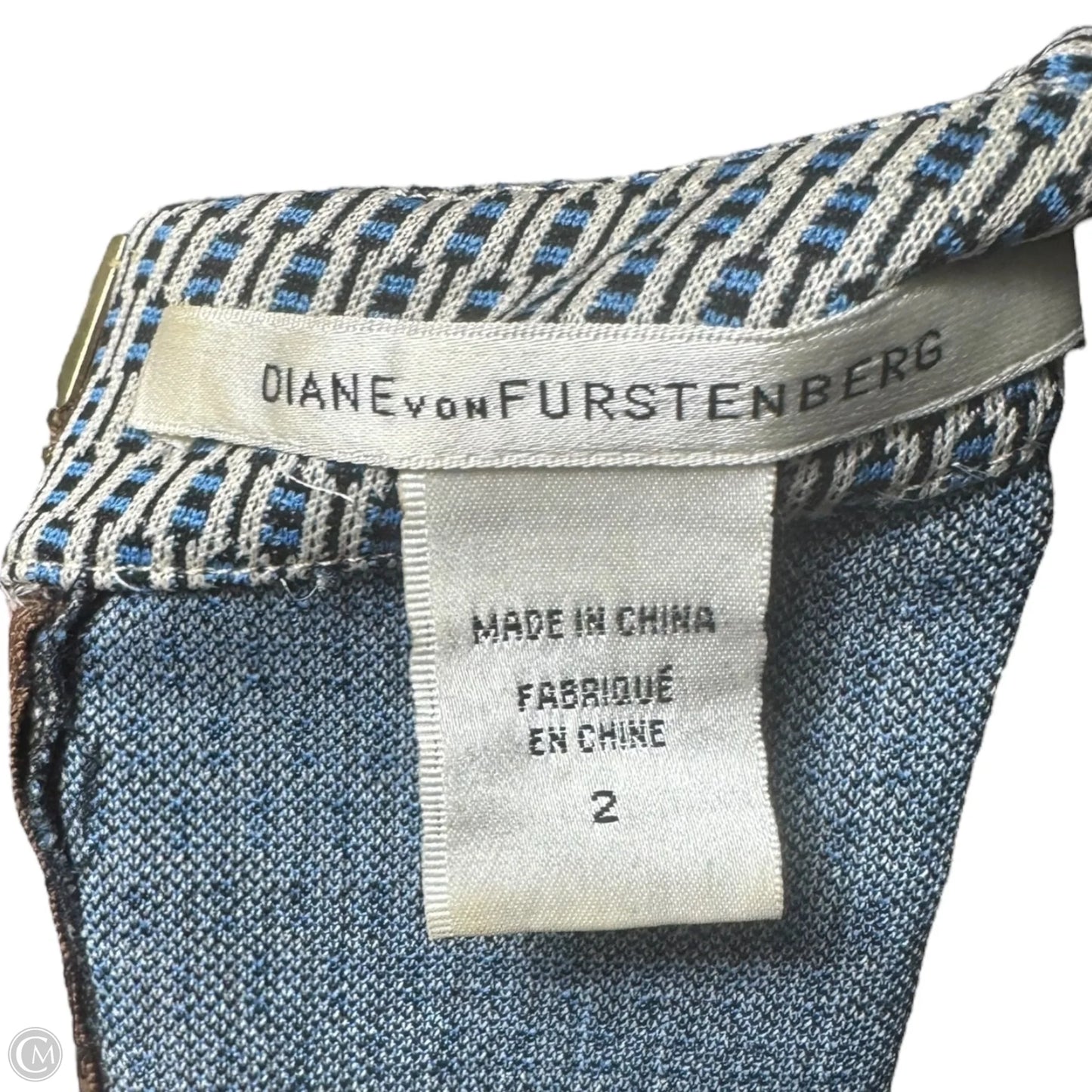 Carpe Diem Belted Dress Designer By Diane Von Furstenberg In Multi-colored, Size: 2