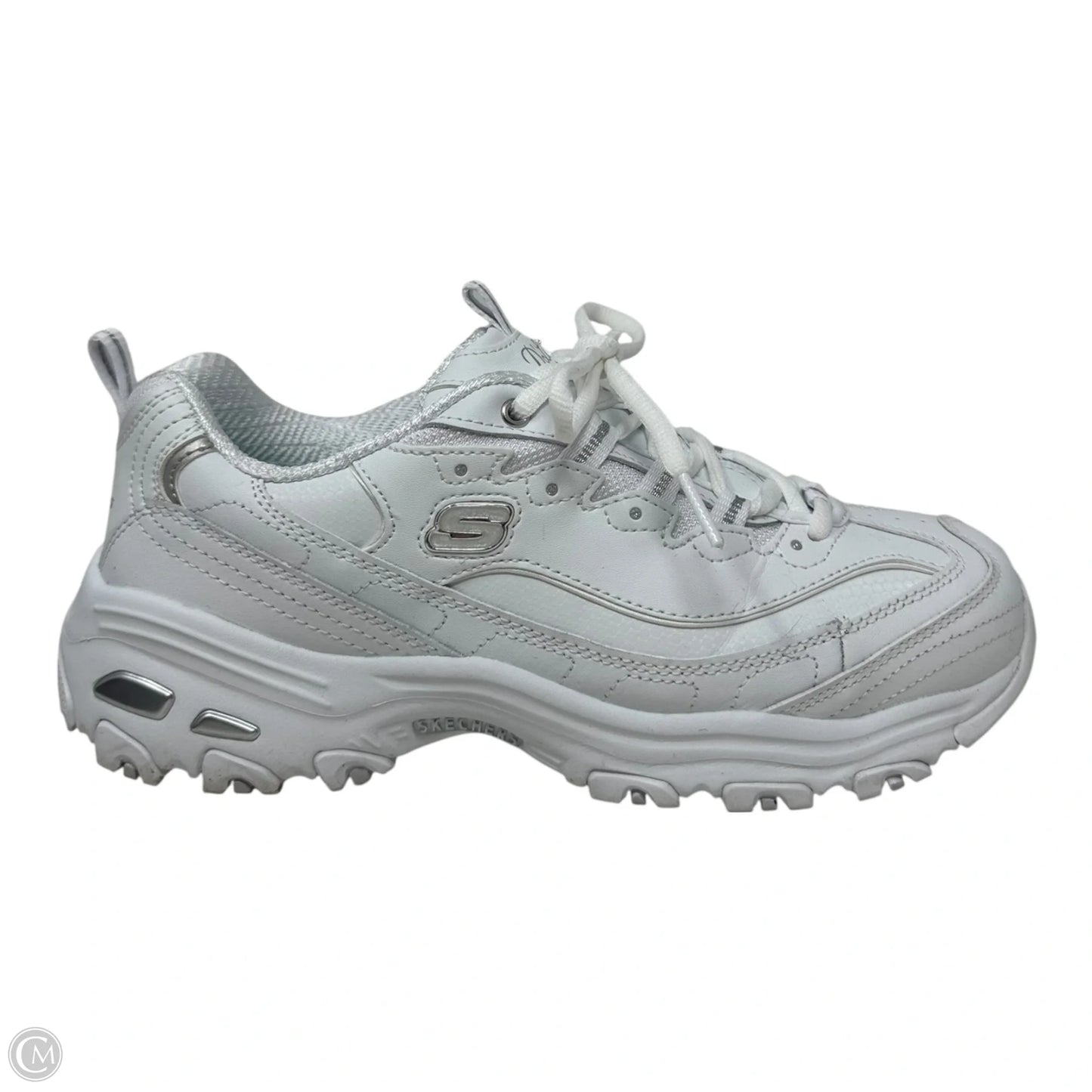 Shoes Athletic By Skechers In White, Size: 8