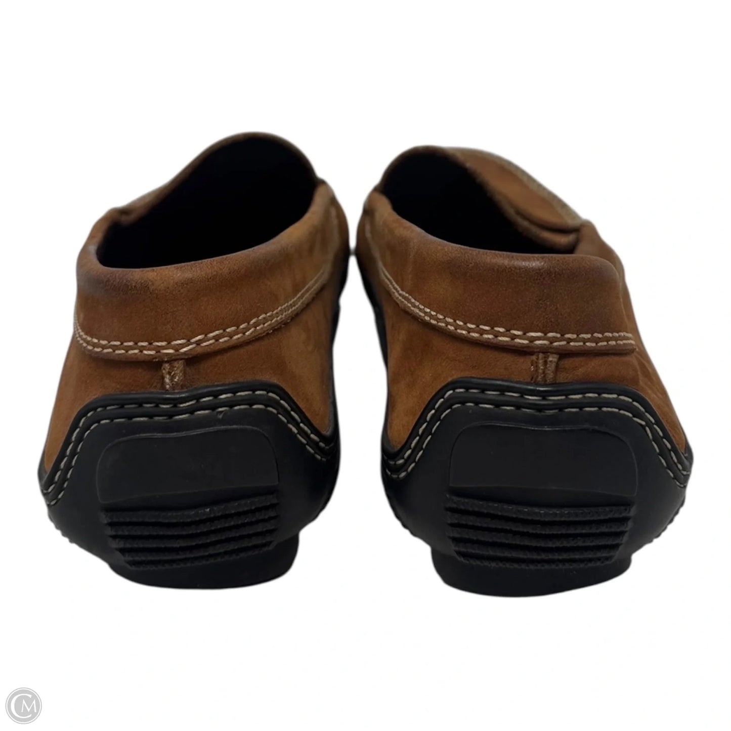Loafers Shoes Luxury Designer By Tods In Brown, Size: 8