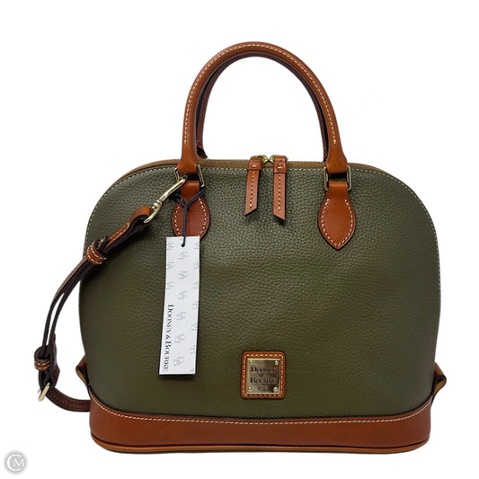 Zip Zip Satchel Handbag Designer By Dooney And Bourke, Size: Medium