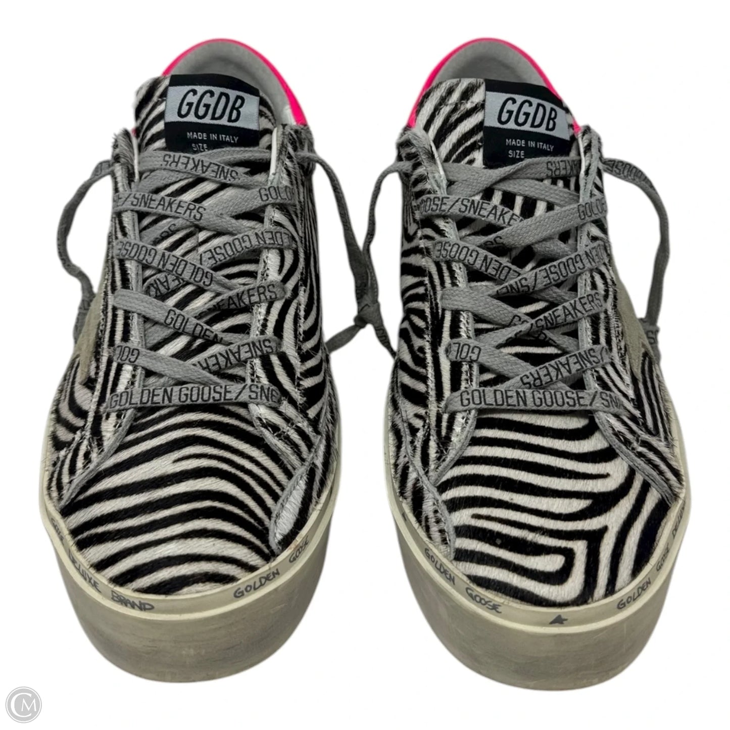 Hi-Star Sneakers Shoes Luxury Designer By Golden Goose In Animal Print, Size: 10 (IT 40)