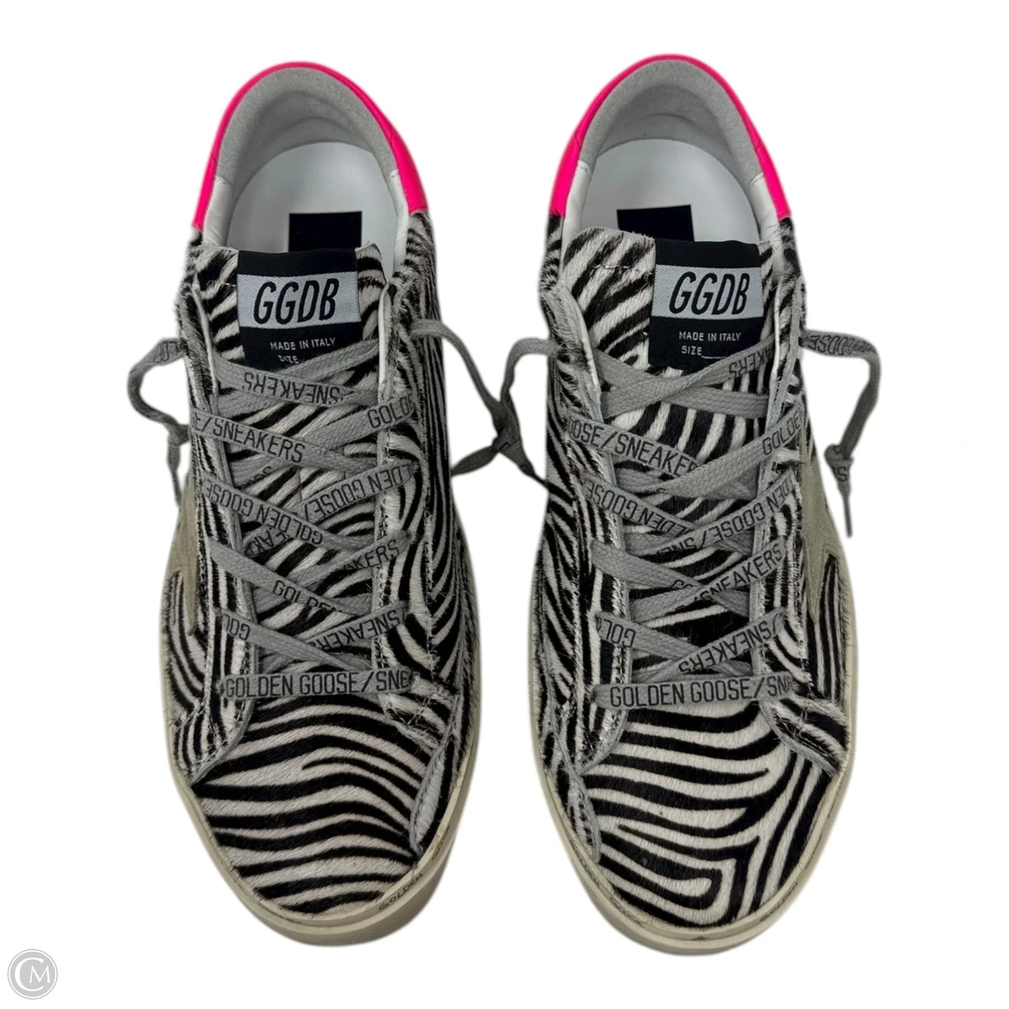 Hi-Star Sneakers Shoes Luxury Designer By Golden Goose In Animal Print, Size: 10 (IT 40)