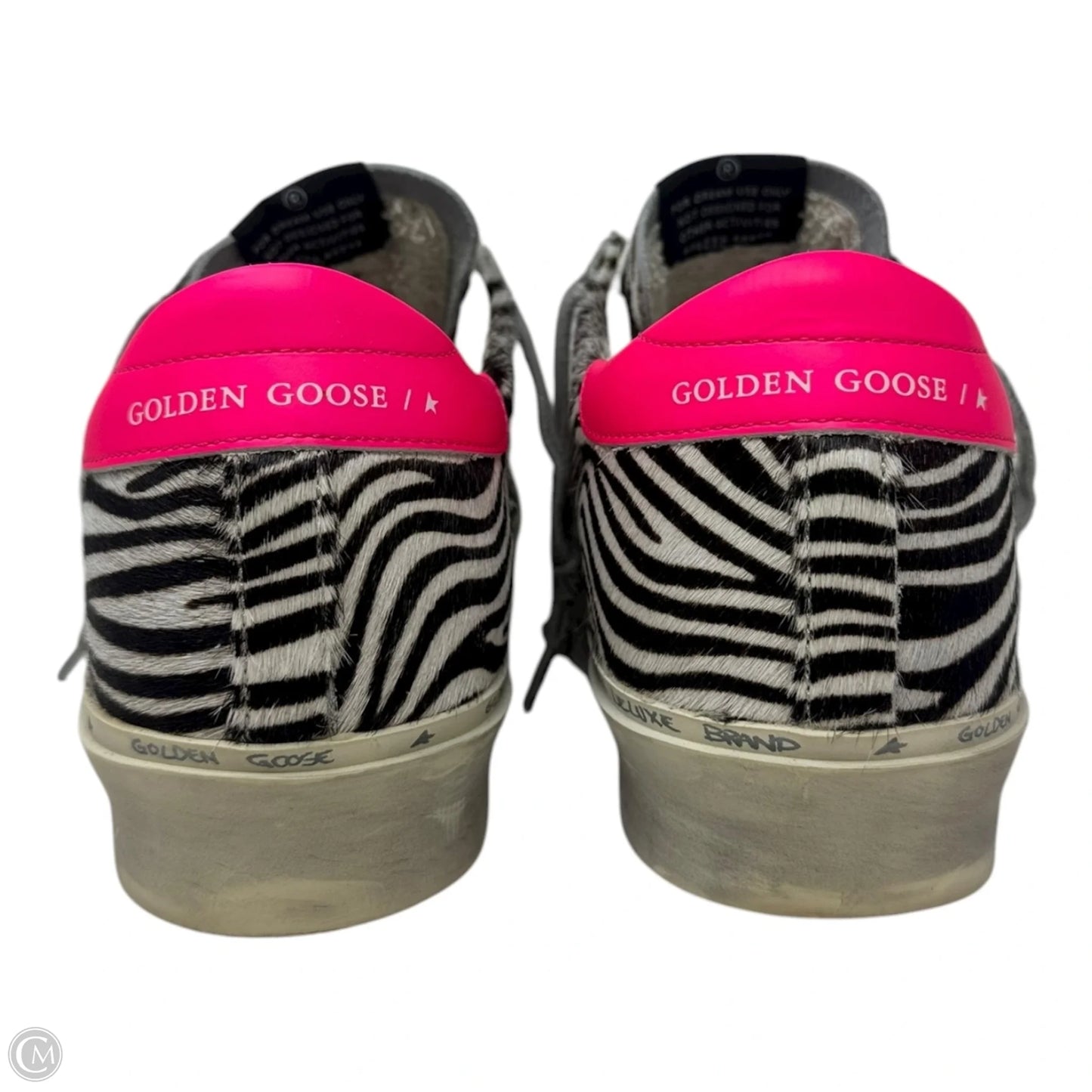 Hi-Star Sneakers Shoes Luxury Designer By Golden Goose In Animal Print, Size: 10 (IT 40)