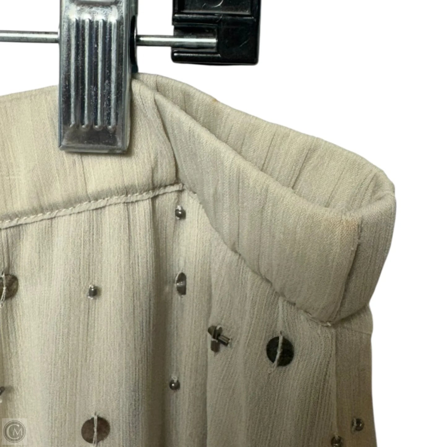 Sequin Skirt Maxi By Soft Surroundings In Grey, Size: Lp