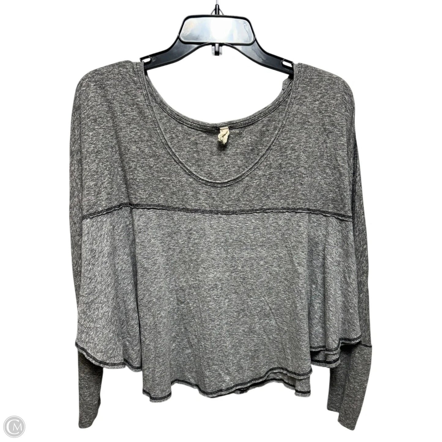 Top Long Sleeve By Free People In Grey, Size: S