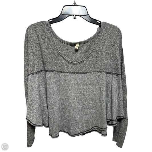 Top Long Sleeve By Free People In Grey, Size: S