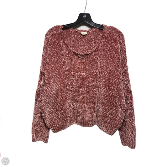Sweater By Hem & Thread In Pink, Size: S/M