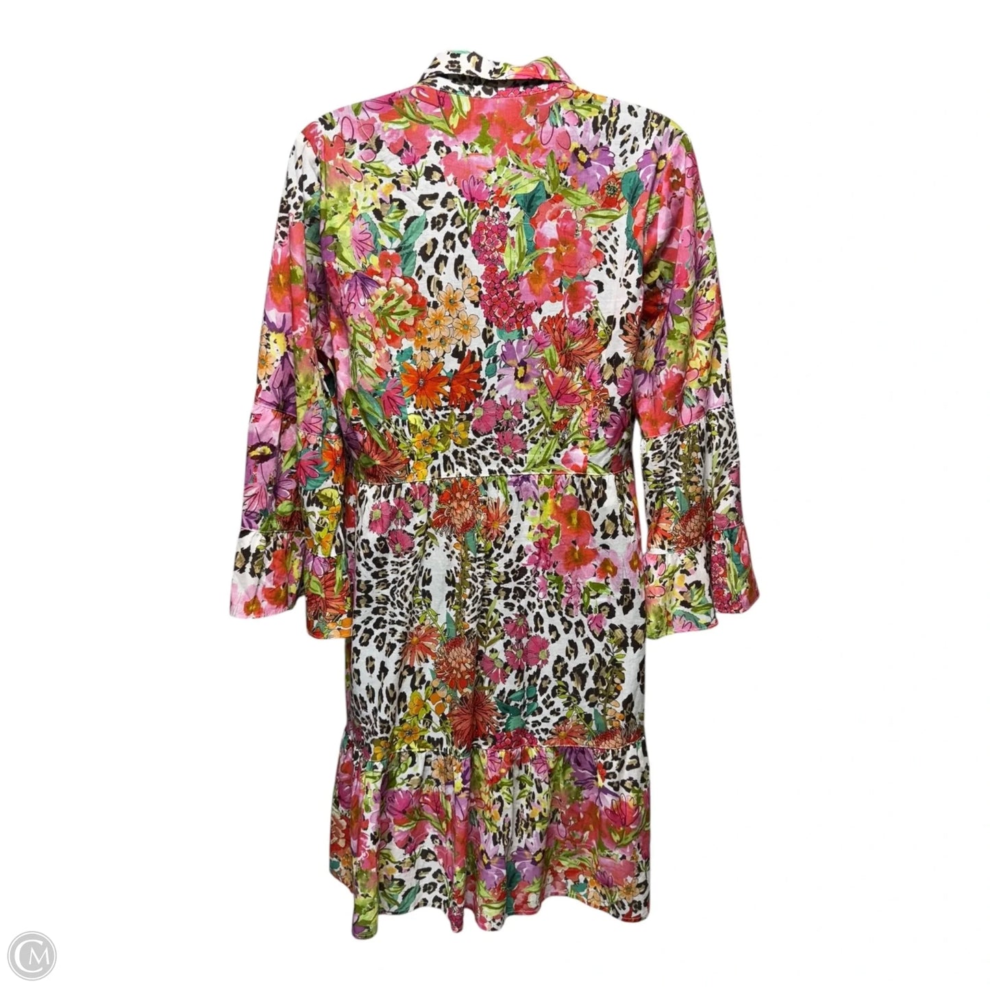 Wild Garden Easy Fit Tiered Dress By Johnny Was In Floral Print, Size: S