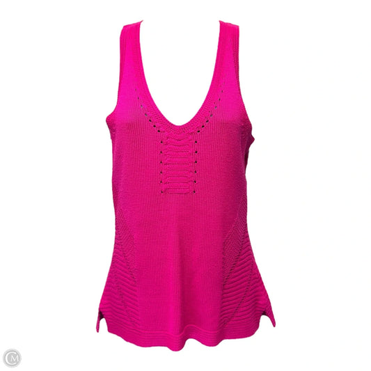 Coco Sweater Tank Designer By Lilly Pulitzer In Magenta, Size: S
