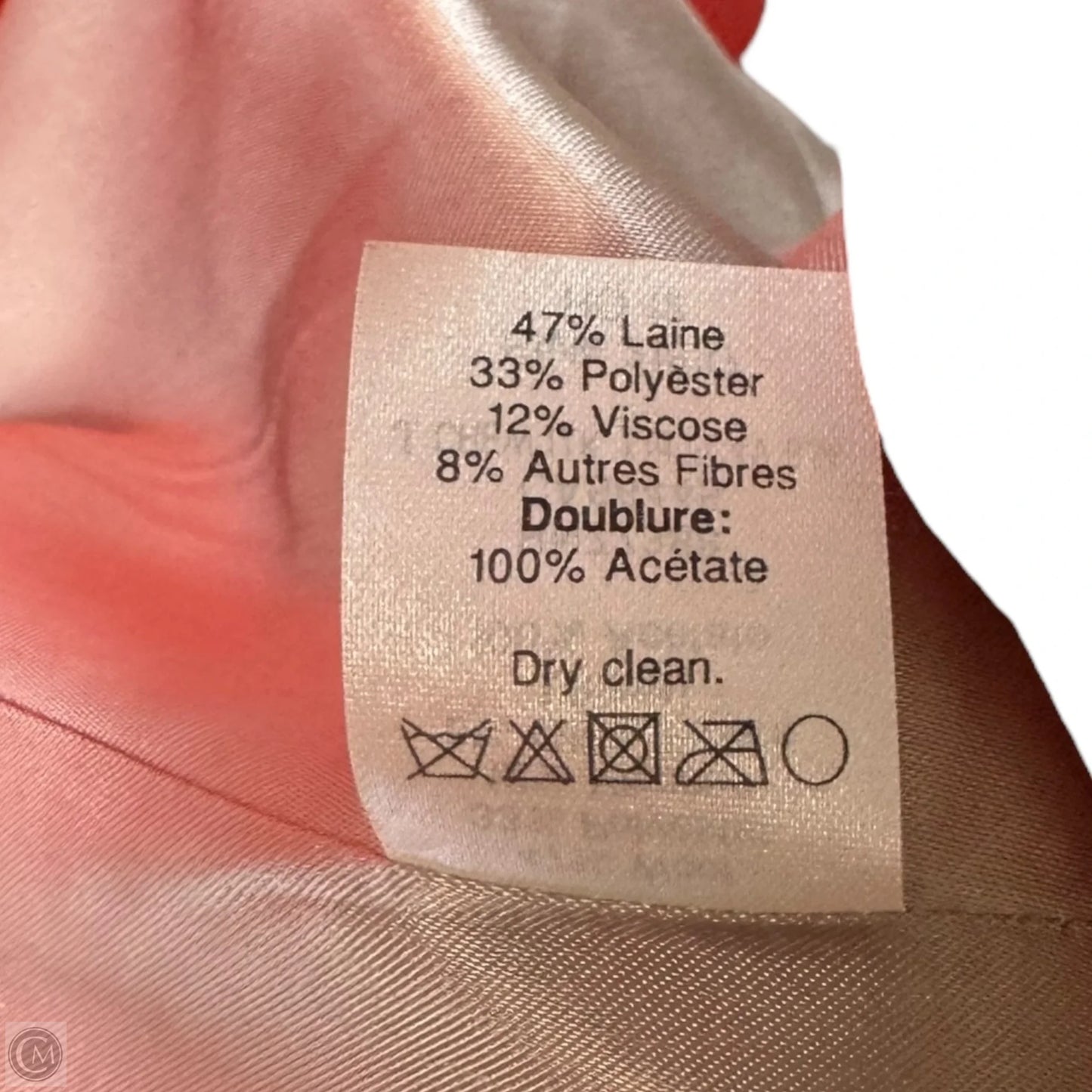 Coat Wool Blend By J. Crew In Orange, Size: M estimated