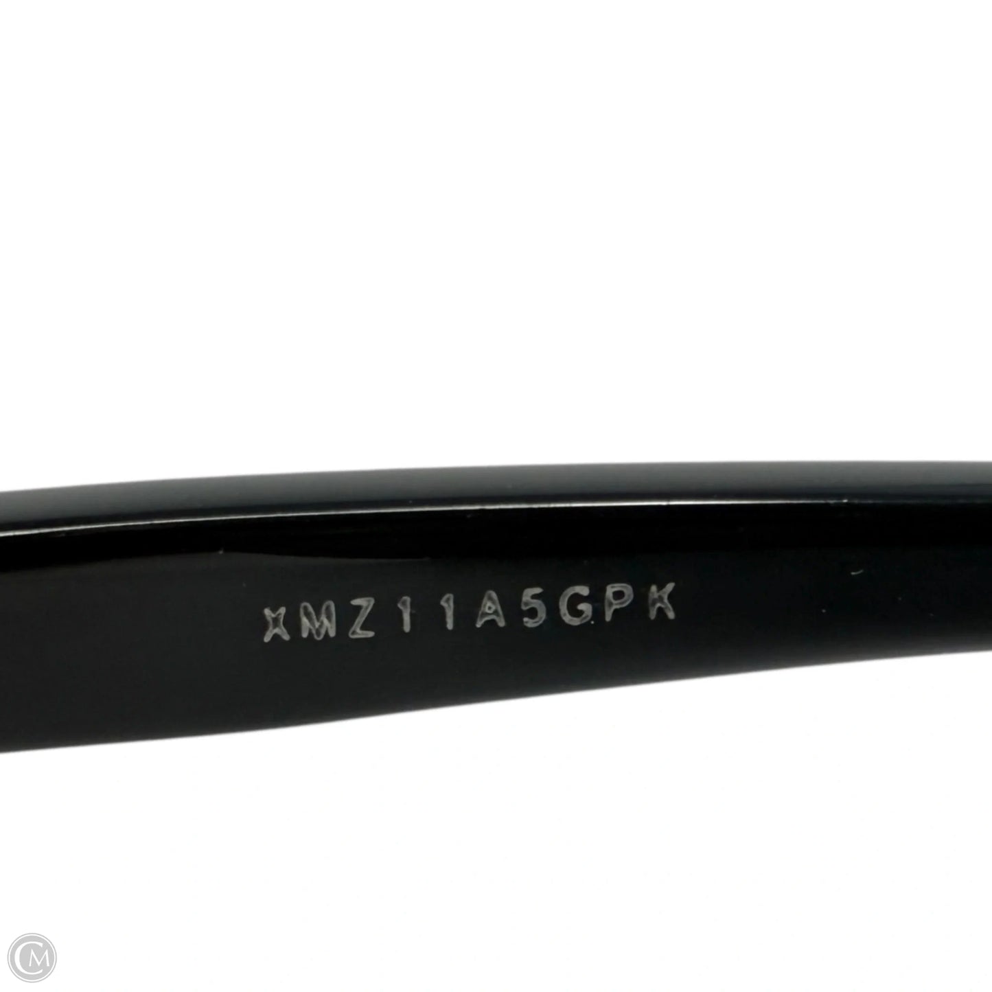 GG0022S Butterfly 57mm Sunglasses Luxury Designer By Gucci In Black Gold Logo/Grey Smoke Gradient