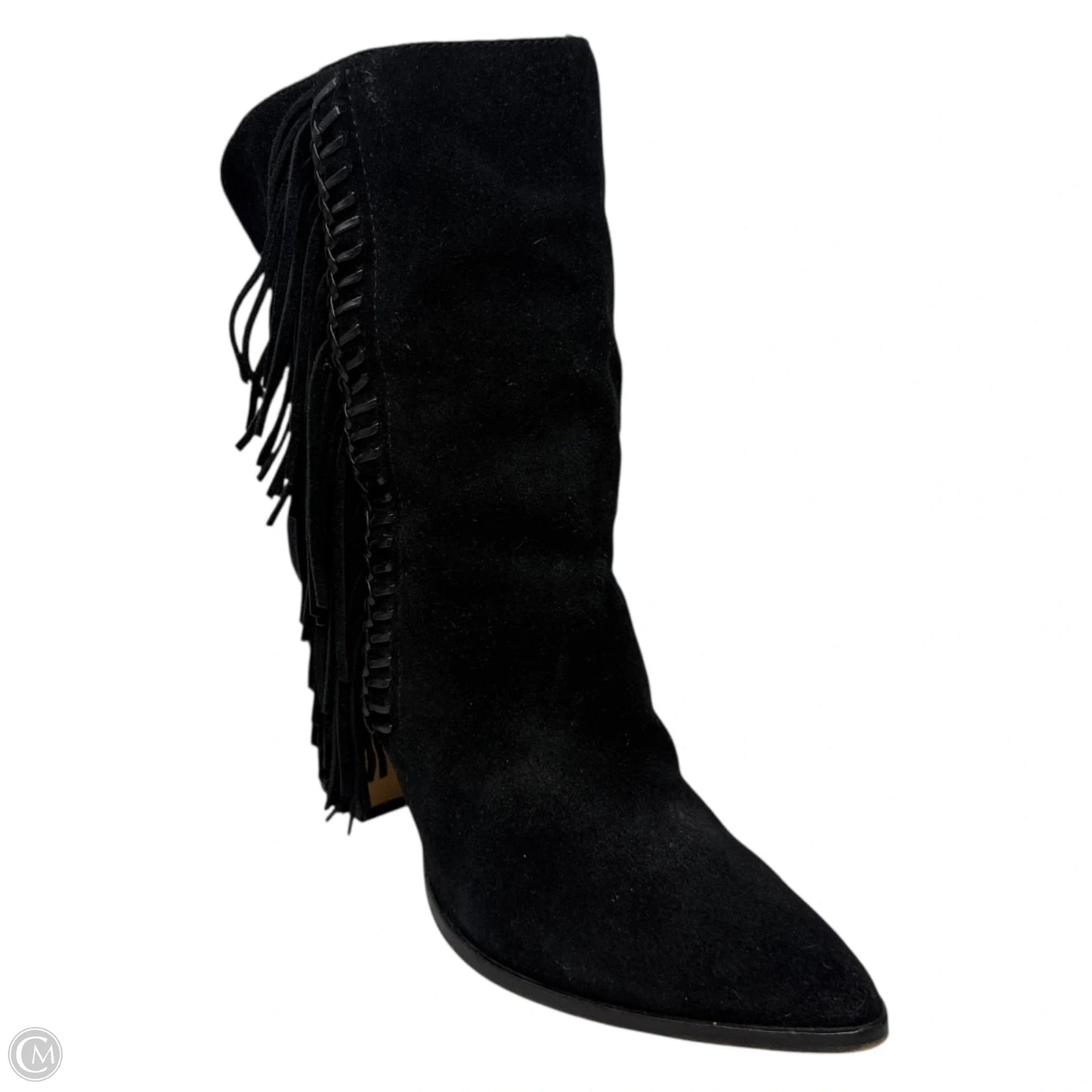 Ileen Suede Fringe Boots By Dolce Vita In Black, Size: 8