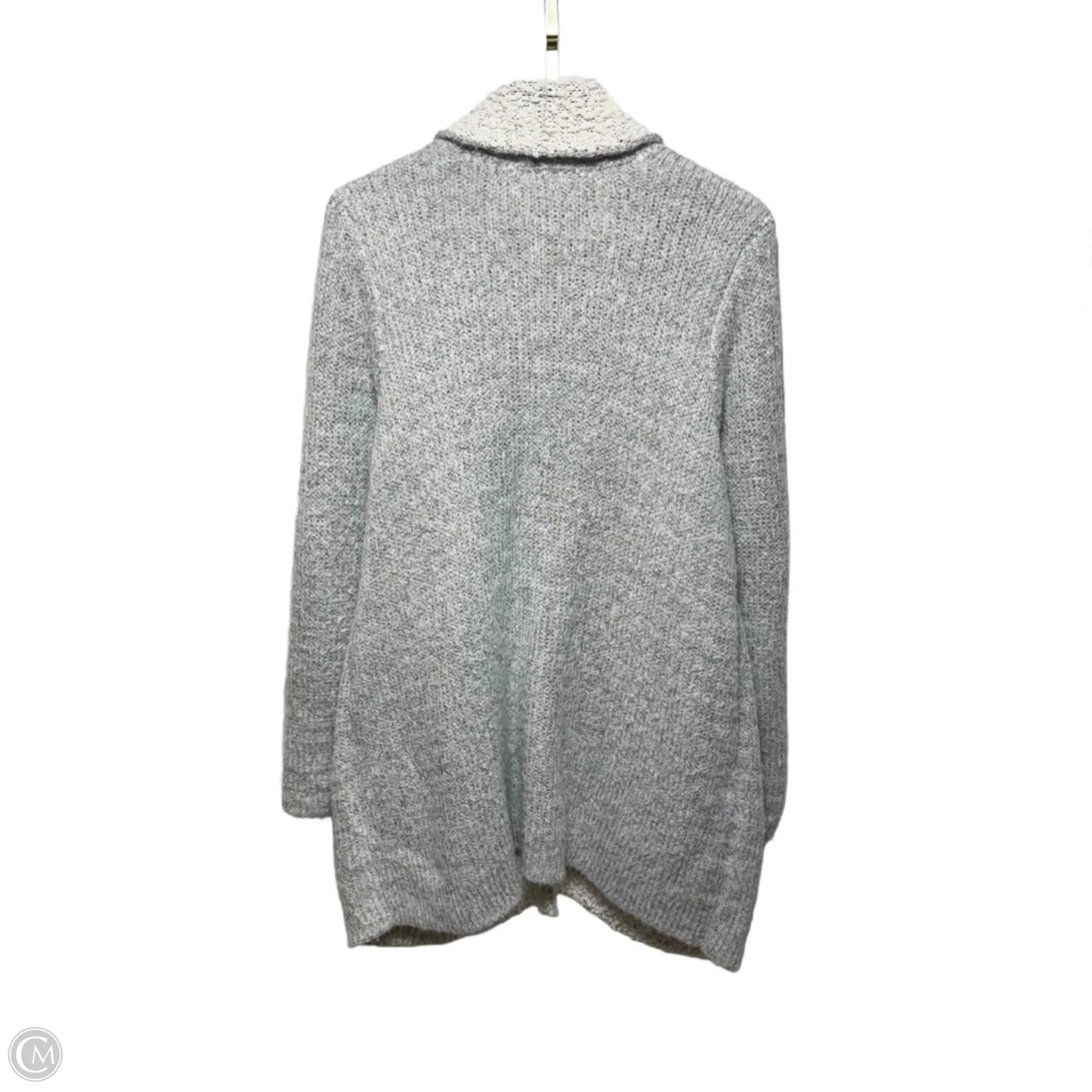 Sweater Cardigan By J. Jill In Grey, Size: L Petite