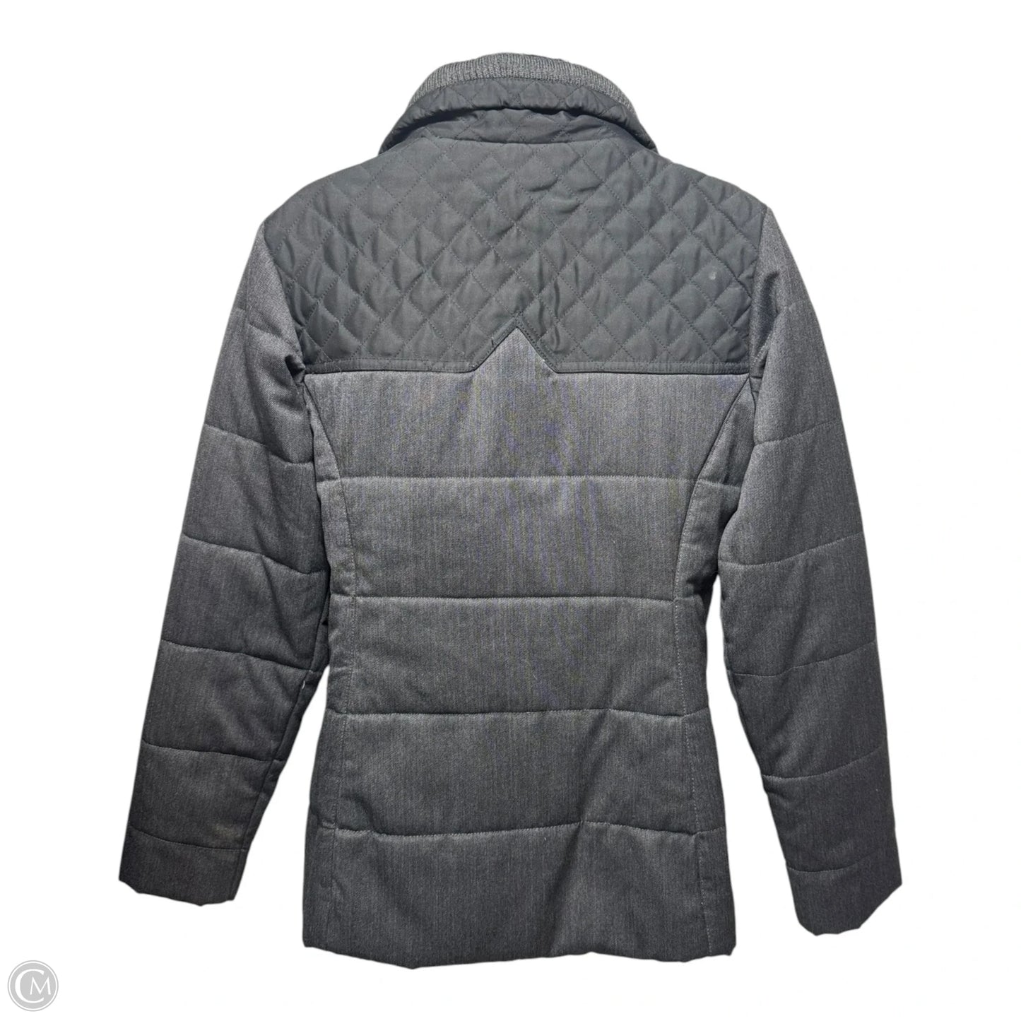 Helena Merinoloft Wool Puffer Coat By Icebreaker In Grey, Size: S