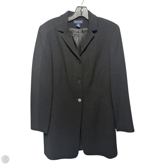 Worsted Wool Gabardine
Coat By Ann Taylor In Black, Size: 10