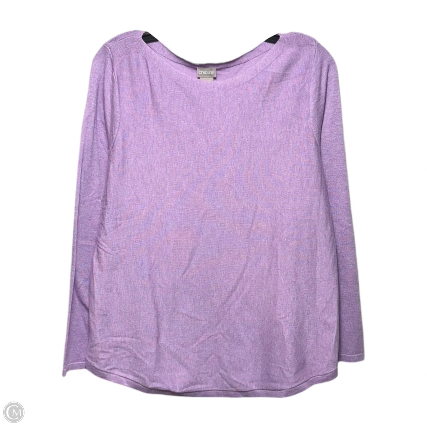 Sweater By Chicos In Purple, Size: M