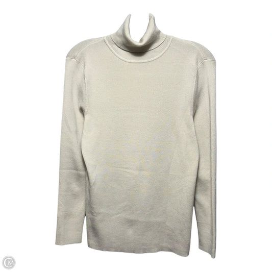 Turtleneck Sweater By Chicos In Cream, Size: M