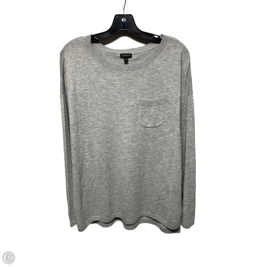 Pocket Sweater By Talbots In Grey, Size: Xl