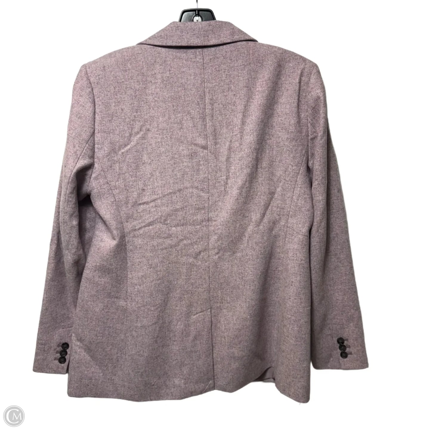 Wool Blend Blazer By Loft In Purple, Size: 8