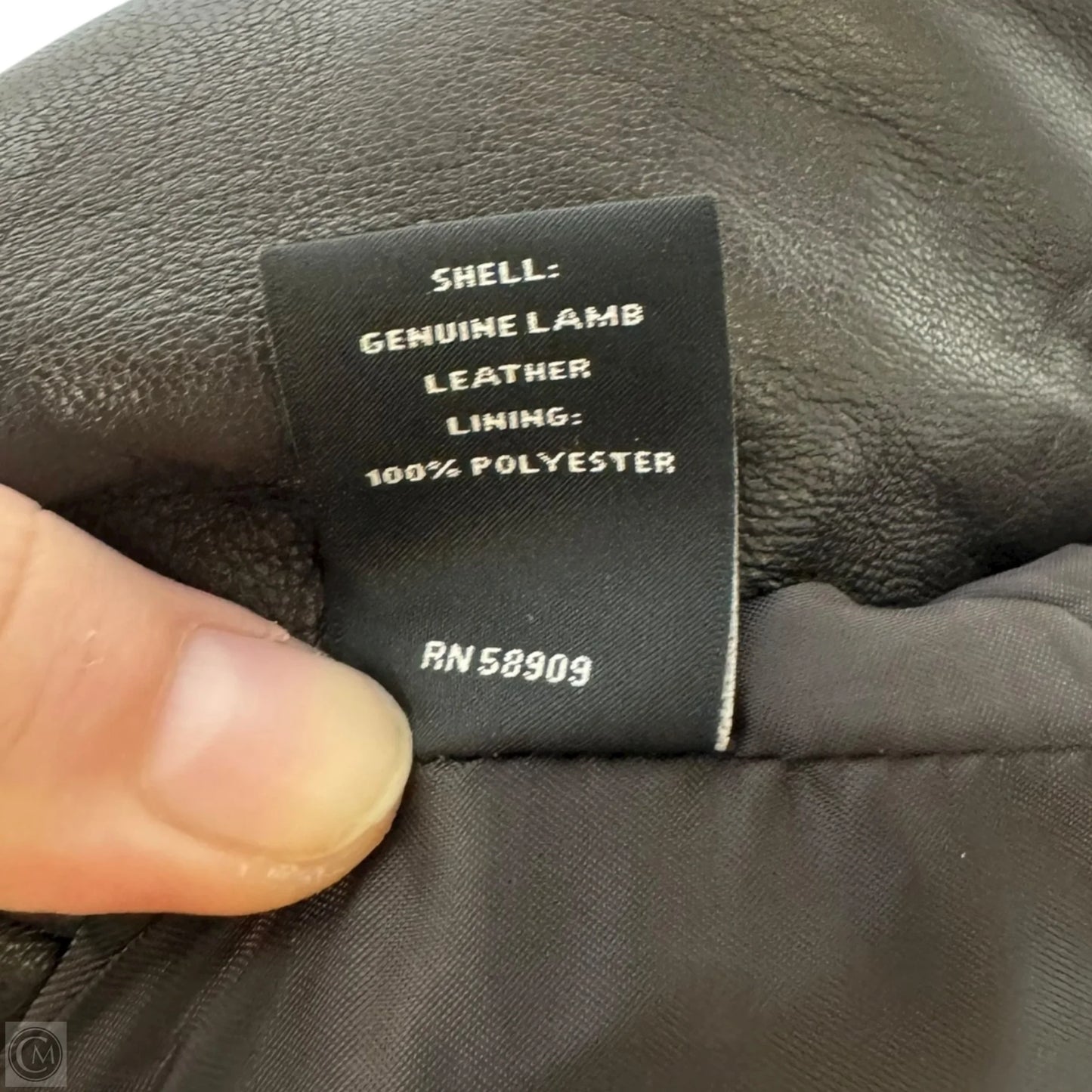 Jacket Leather By Investments In Brown, Size: Xl