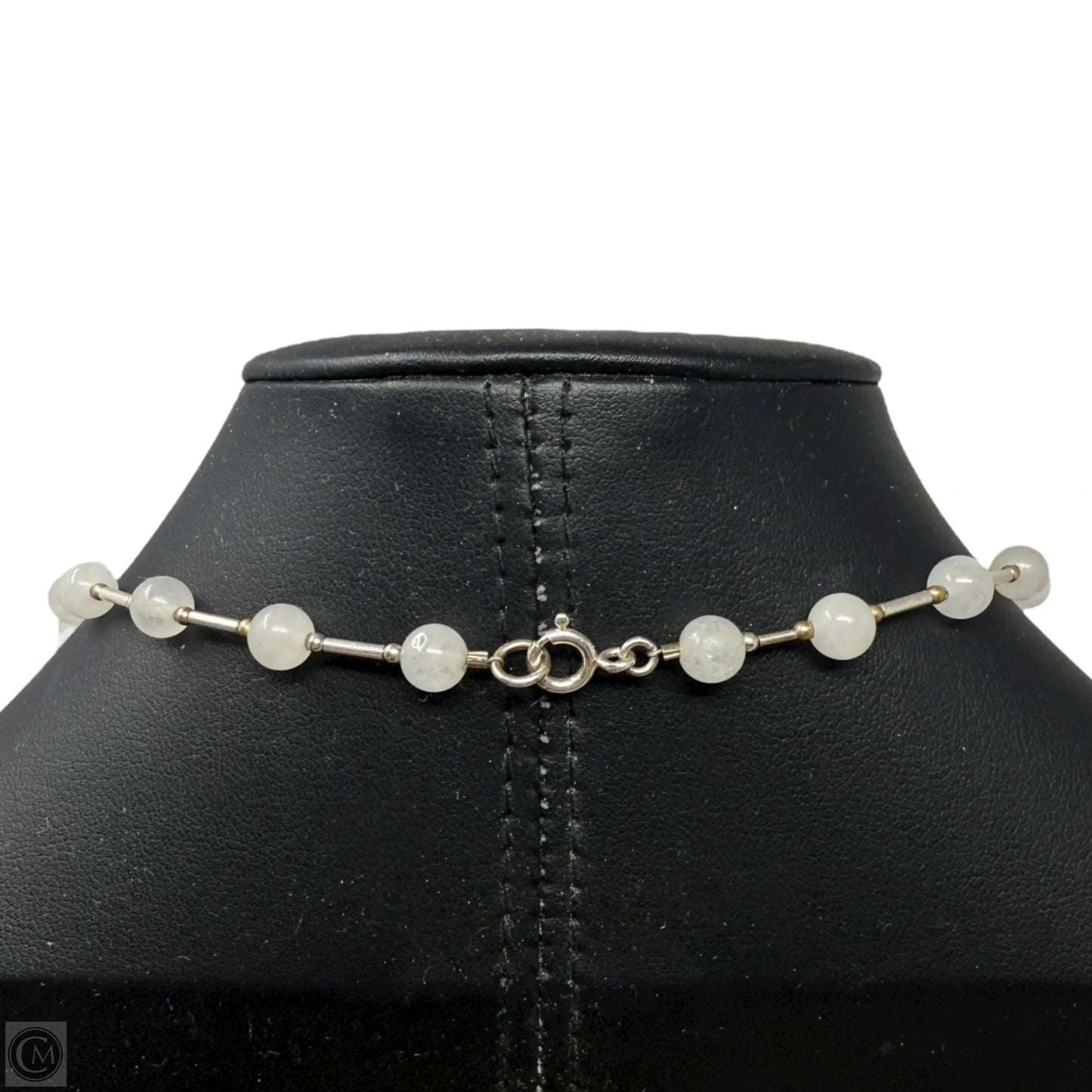 Sterling Silver & Quartz Beaded Pendant Necklace