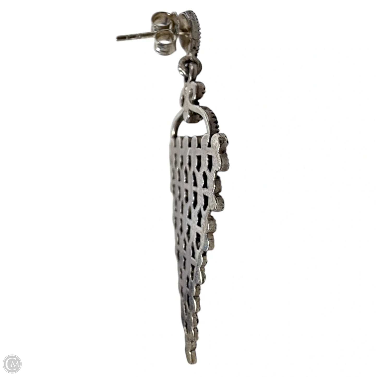 Vintage Sterling Silver Chandelier Earrings