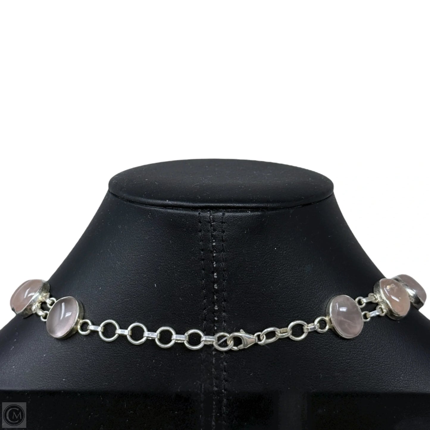 Sterling Silver & Rose Quartz Necklace