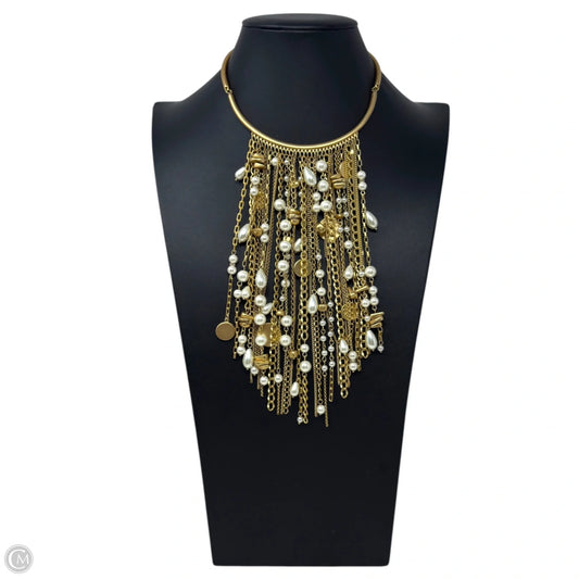 Pearl Mountain Blooms Necklace Choker & Collar By Chicos
