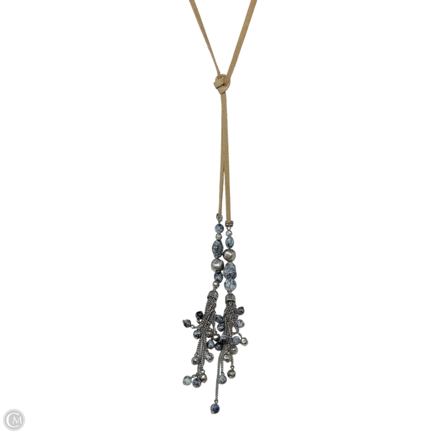 Long Beaded Tassel Necklace Lariat & Y-drop By Chicos