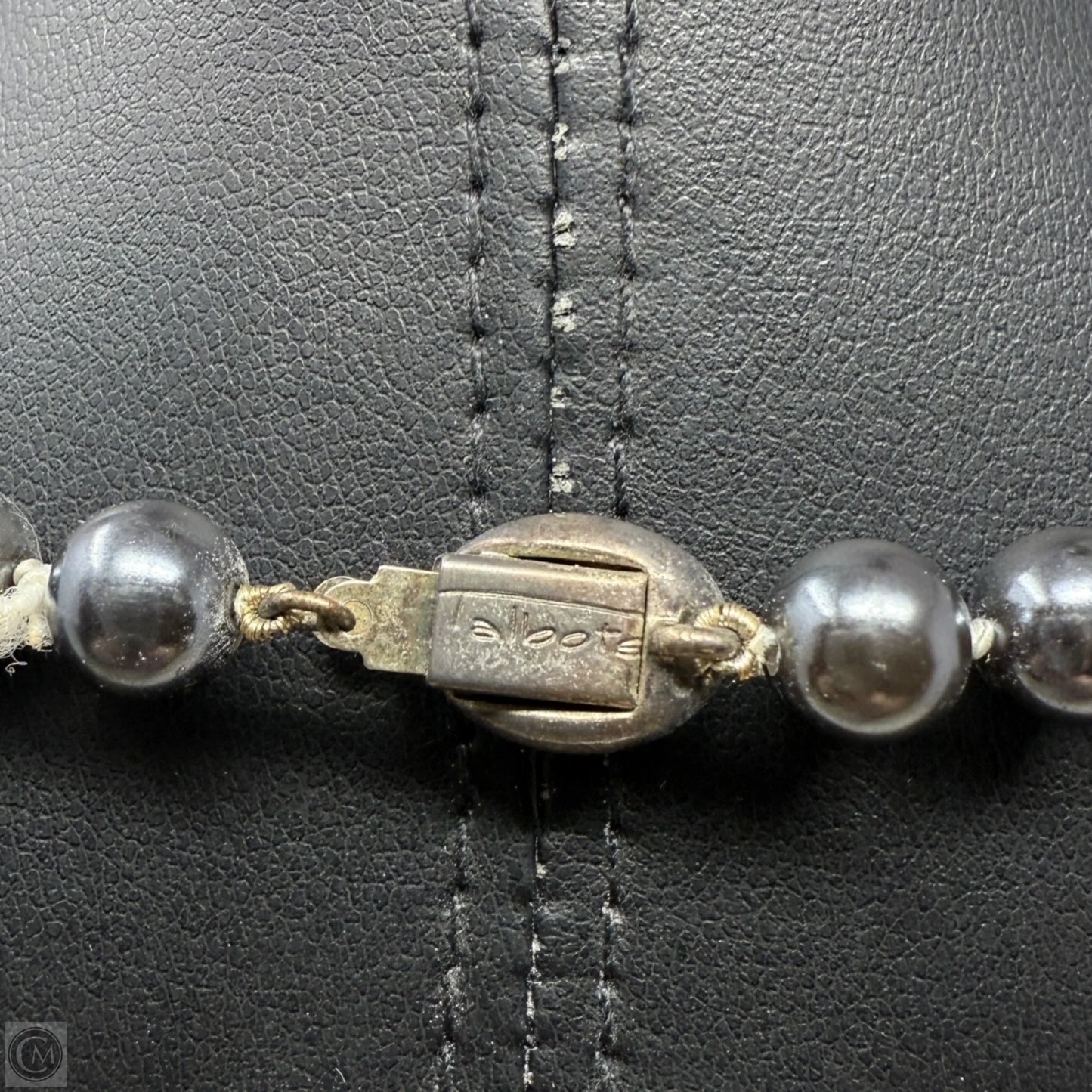 Faux Black Pearl Beaded Long Necklace By Chicos