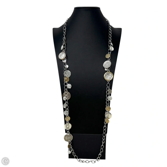 Mixed Metal Multi Coin Charm Necklace By Chicos