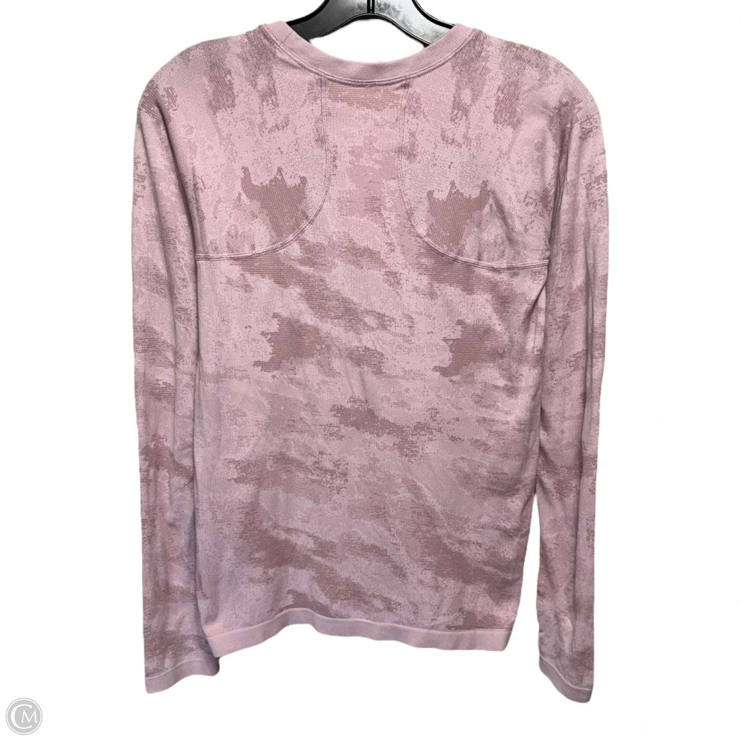 Athletic Top Long Sleeve Crewneck By Lululemon In Pink, Size: S