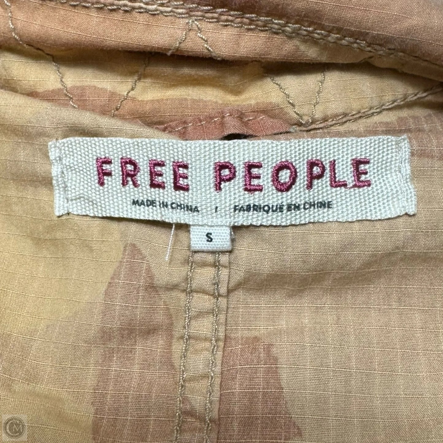Jacket Utility By Free People In Camouflage Print, Size: S