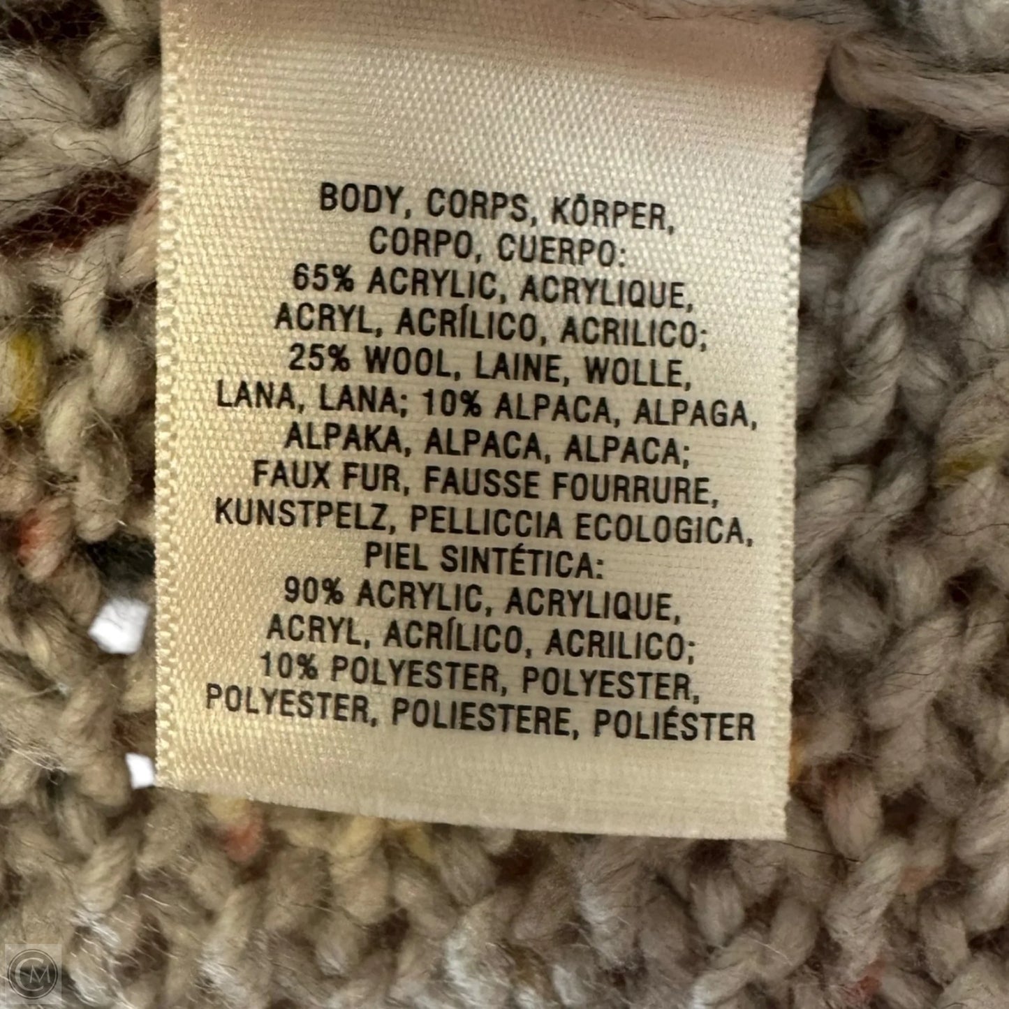 Vest Sweater By angel of the north In Multi-colored, Size: L