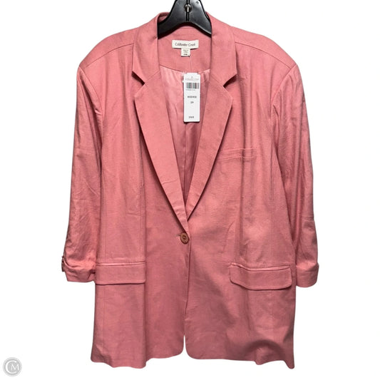 Blazer By Coldwater Creek In Wood Rose, Size: 22