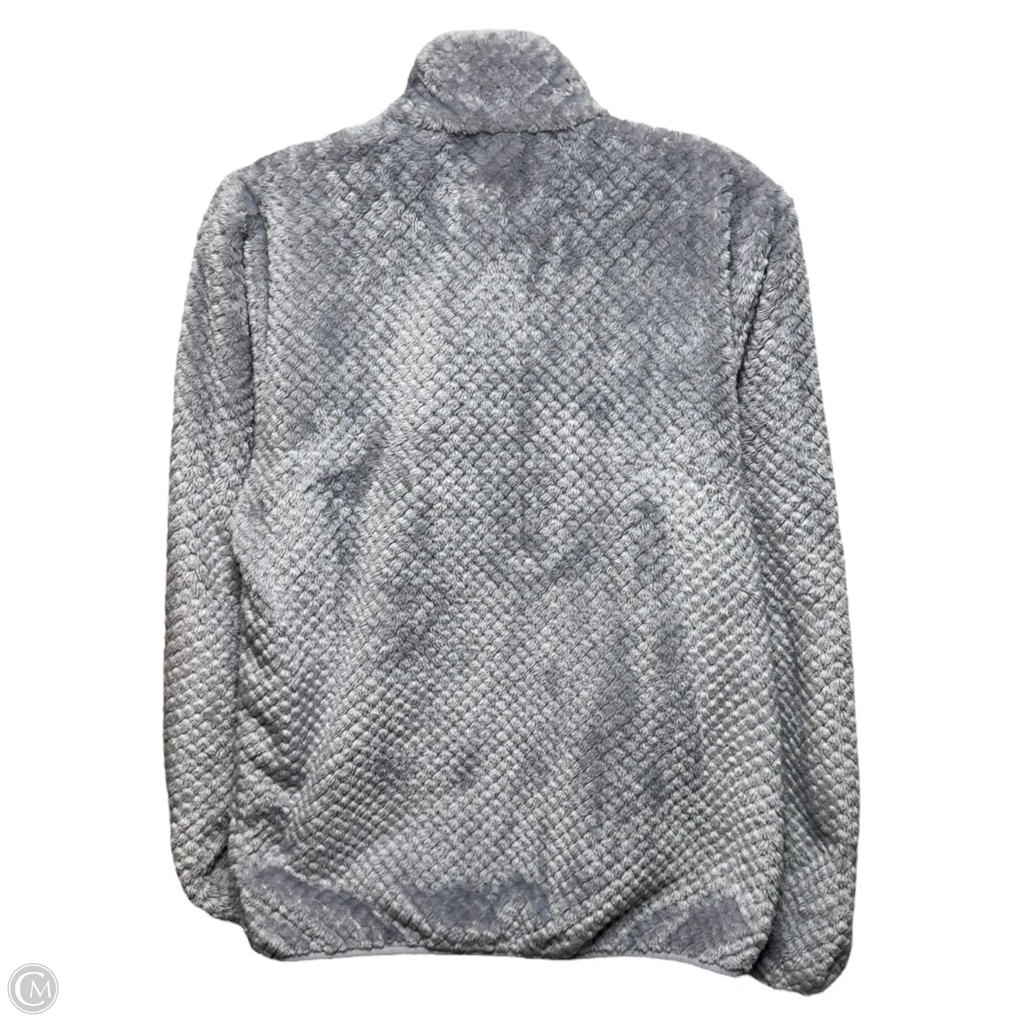 Jacket Fleece By New Balance In Grey, Size: L