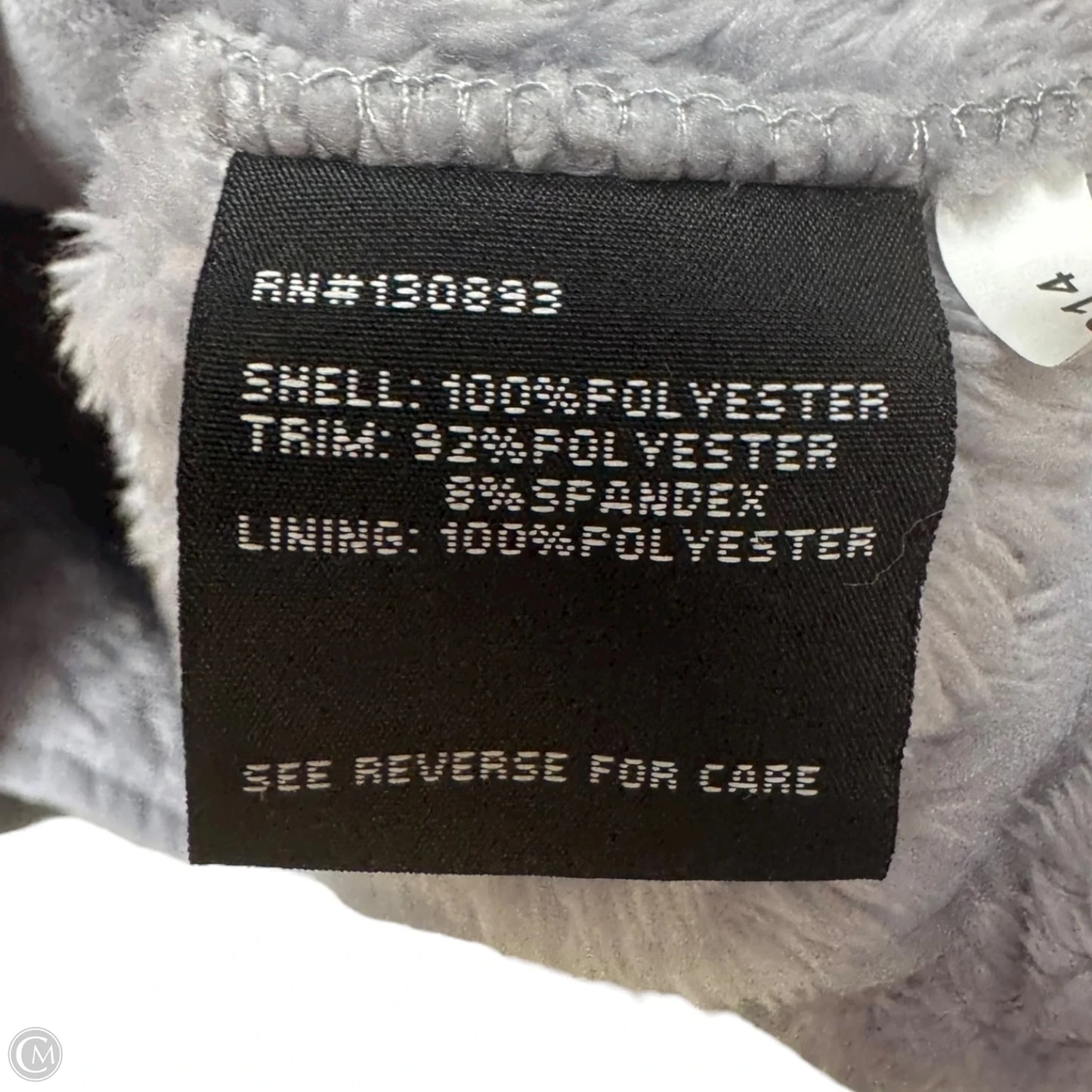 Jacket Fleece By New Balance In Grey, Size: L