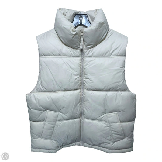 Vest Puffer & Quilted By American Eagle In Cream, Size: M