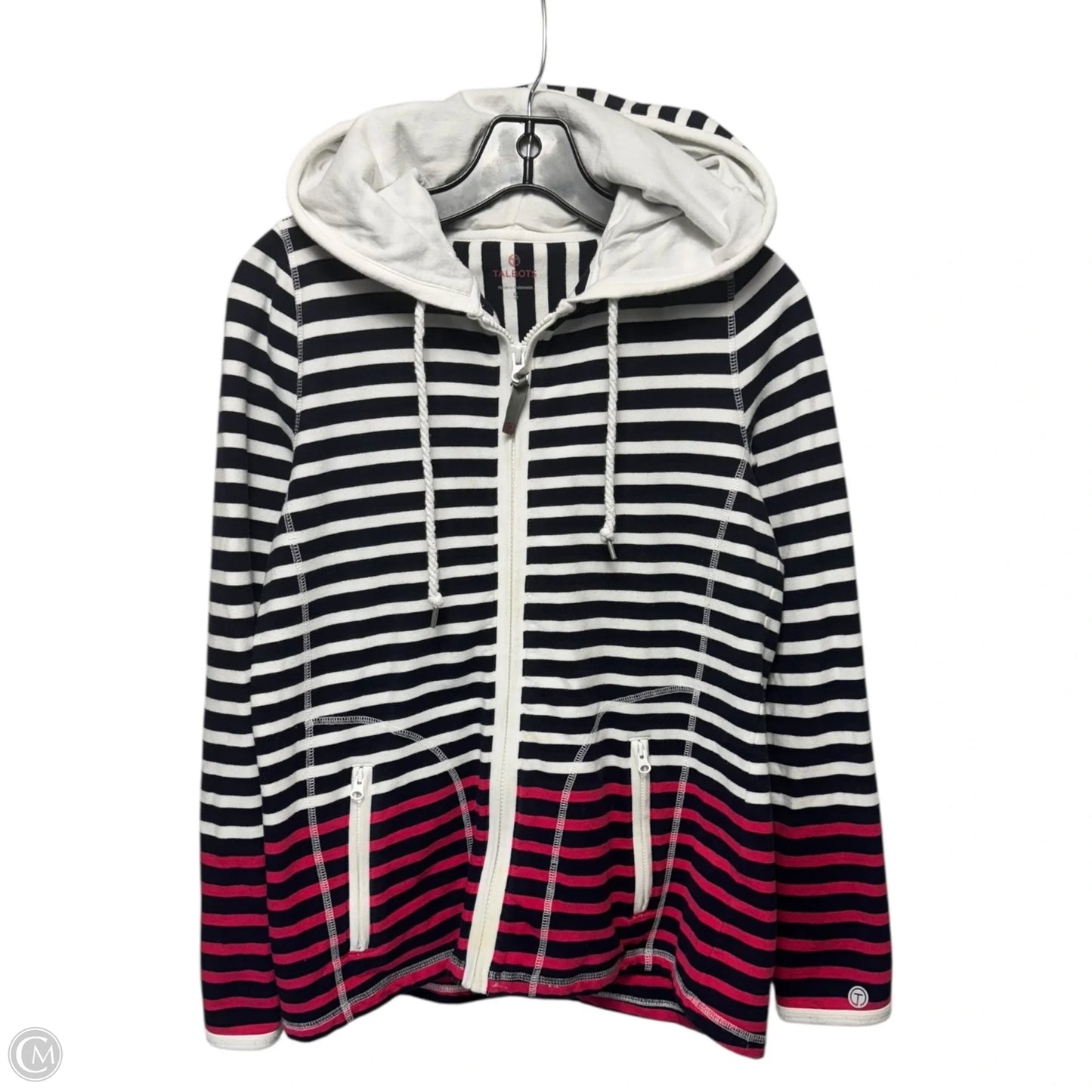 Jacket Other By Talbots In Striped Pattern, Size: S
