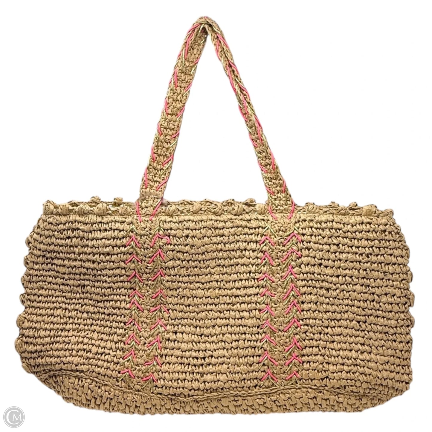 Nosara Tote In Natural Designer By Lilly Pulitzer, Size: Large