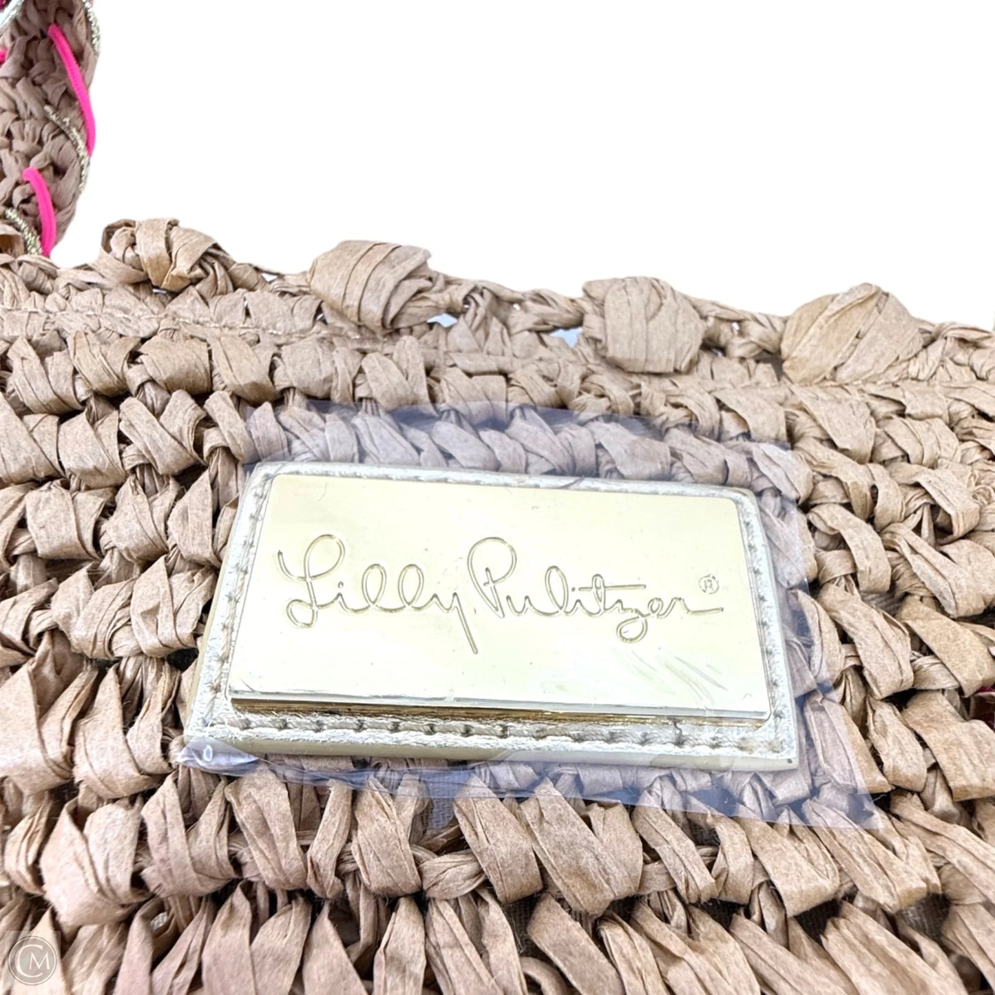 Nosara Tote In Natural Designer By Lilly Pulitzer, Size: Large