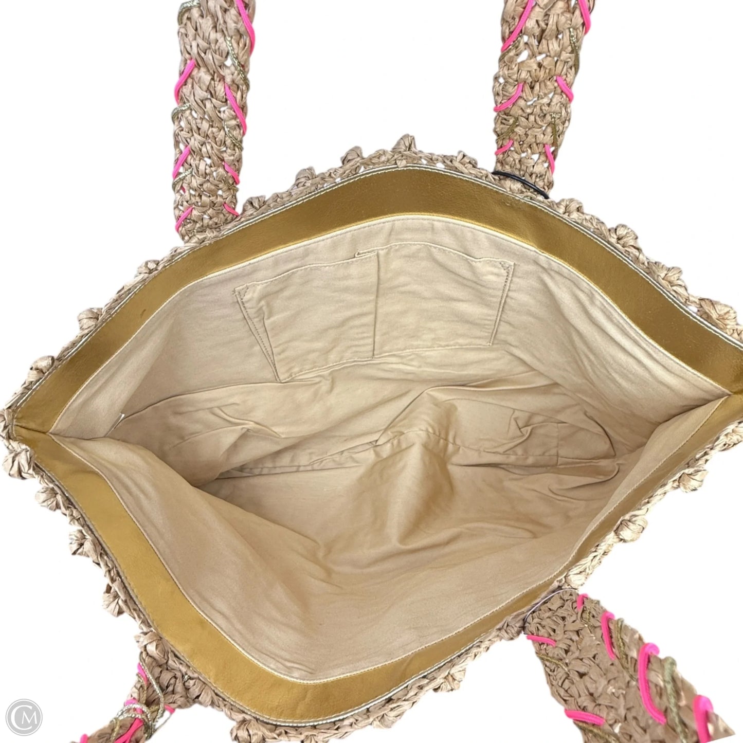 Nosara Tote In Natural Designer By Lilly Pulitzer, Size: Large
