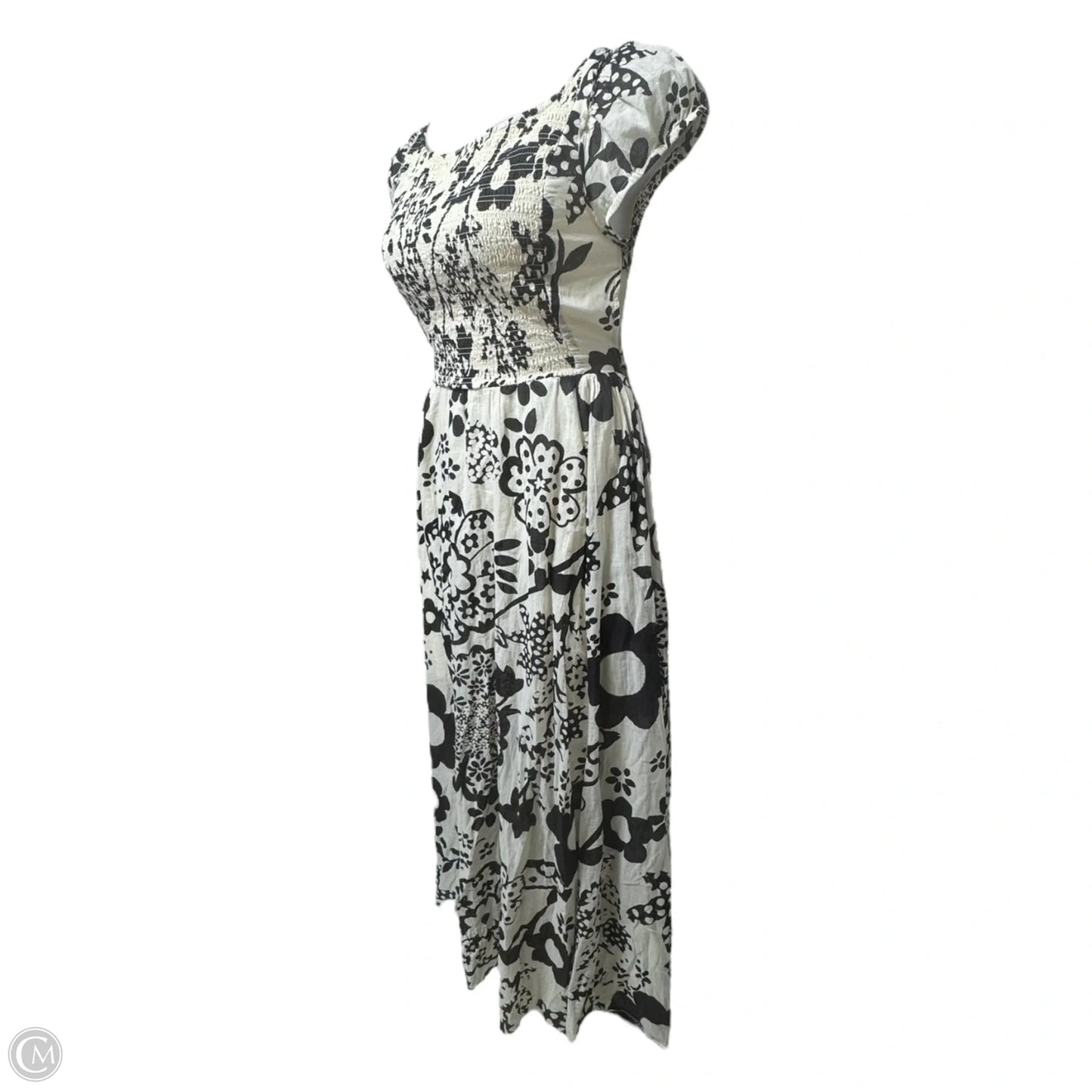 Ultraviolet Maxi Dress By Free People In Black & Cream, Size: M