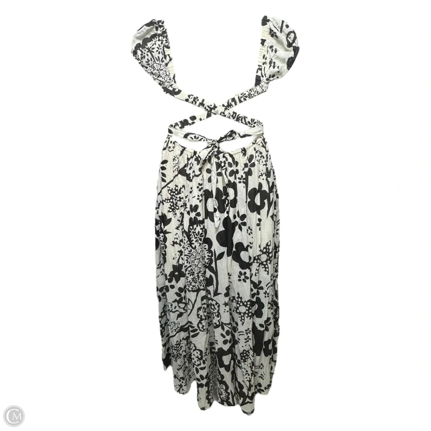 Ultraviolet Maxi Dress By Free People In Black & Cream, Size: M